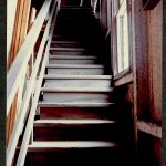 Staircase going up- 1987 Charles M Bancroft