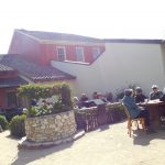 Garden seating at Cooper Molera